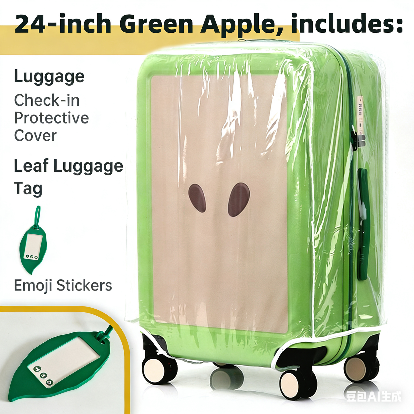 Apple-Shaped Suitcase
