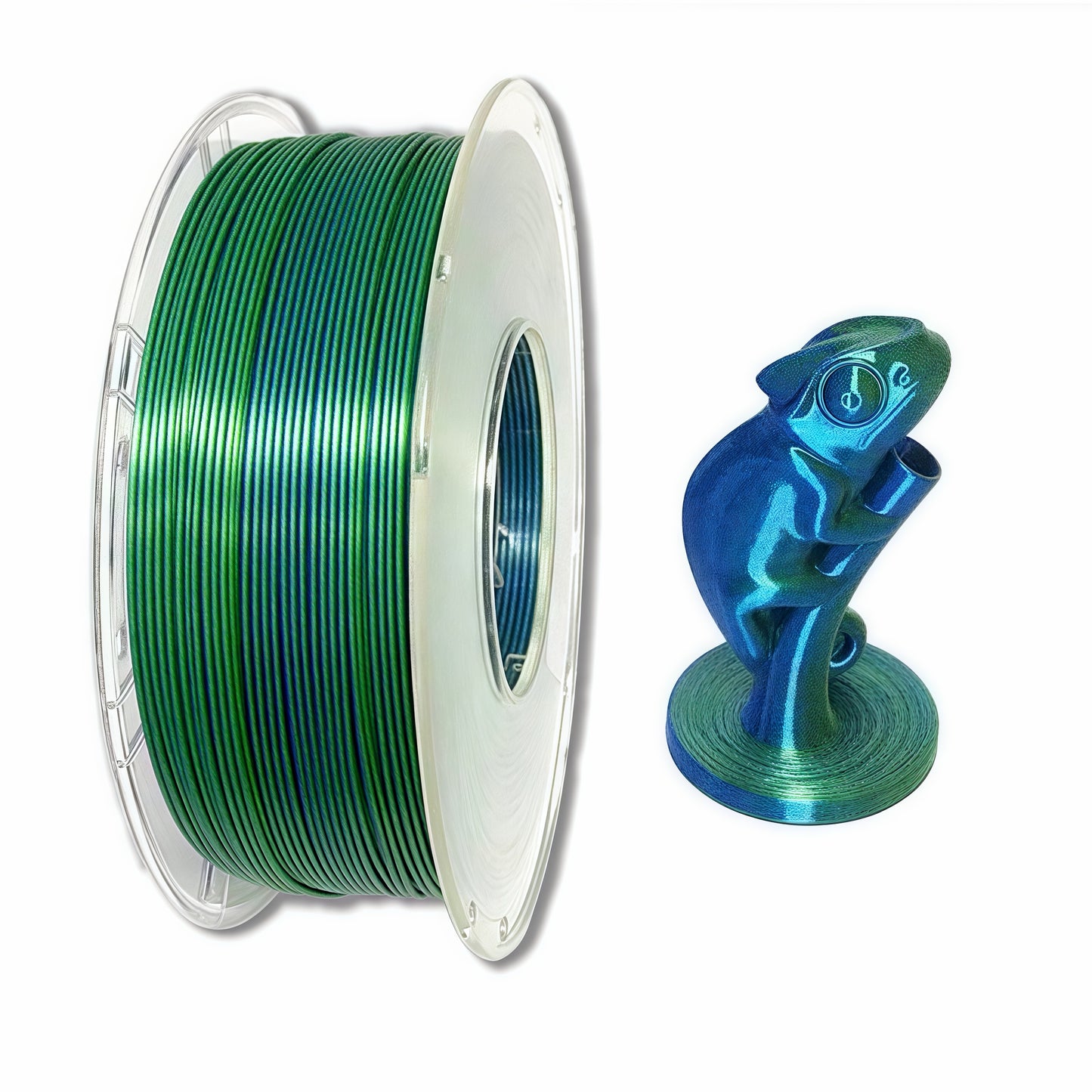 Chameleon Silk Two-Tone PLA Filament For 3D Printing