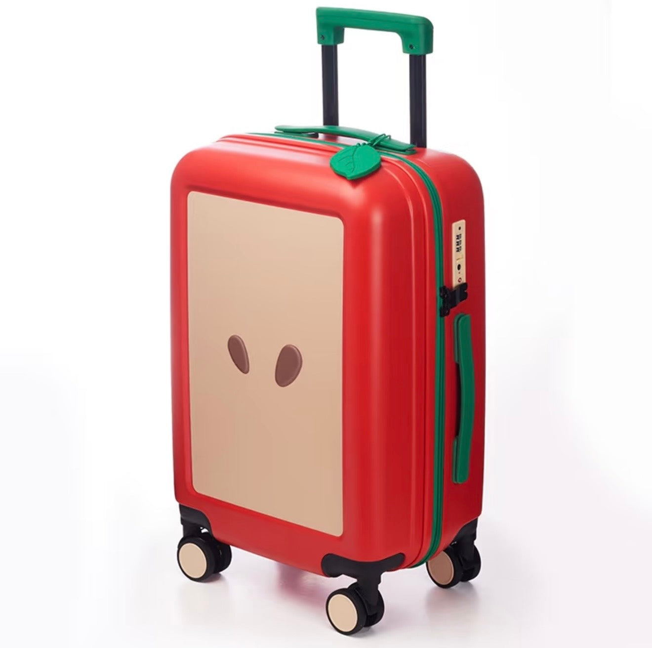 Exclusive Custom Printed Apple Suitcase With Combination Lock