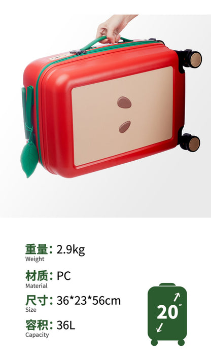 Apple-Shaped Suitcase