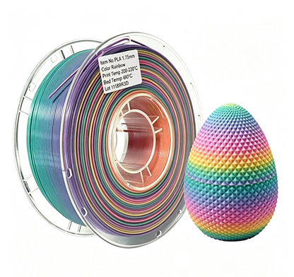 PLA Rainbow 3D Print Filament 1.75mm/1KG