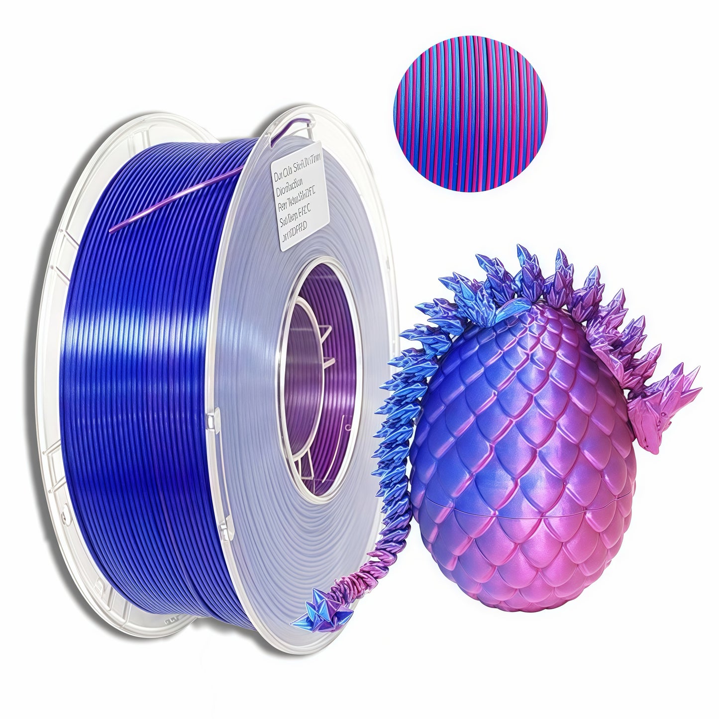 Chameleon Silk Two-Tone PLA Filament For 3D Printing