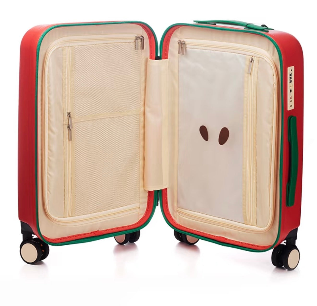Exclusive Custom Printed Apple Suitcase With Combination Lock