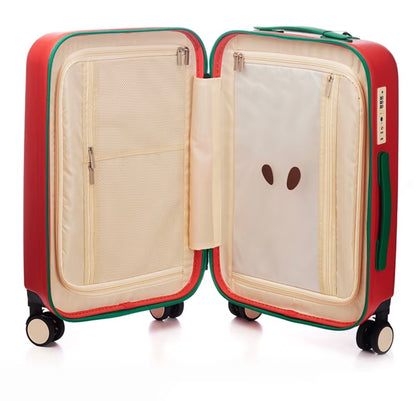 Exclusive Custom Printed Apple Suitcase With Combination Lock