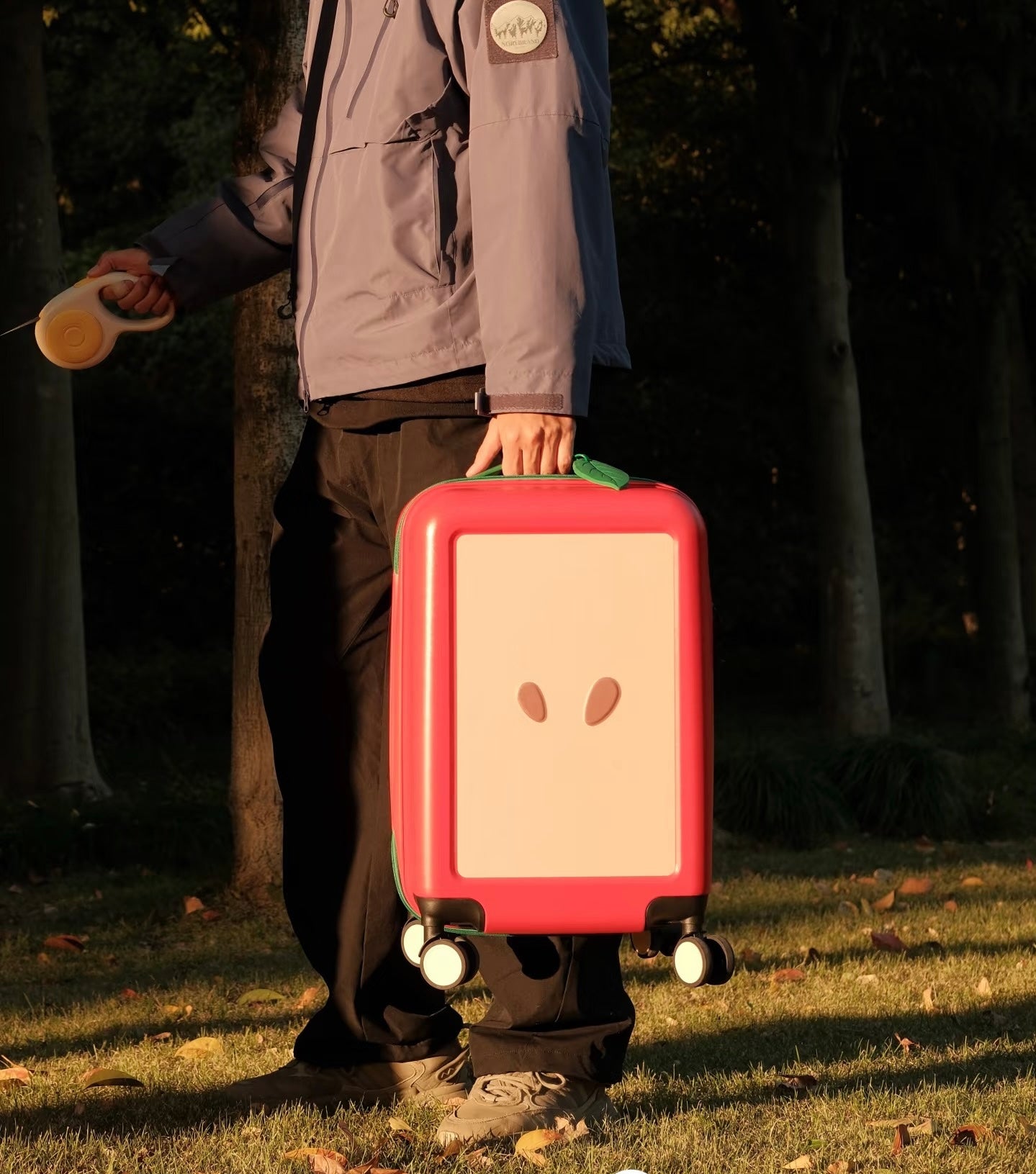 Exclusive Custom Printed Apple Suitcase With Combination Lock
