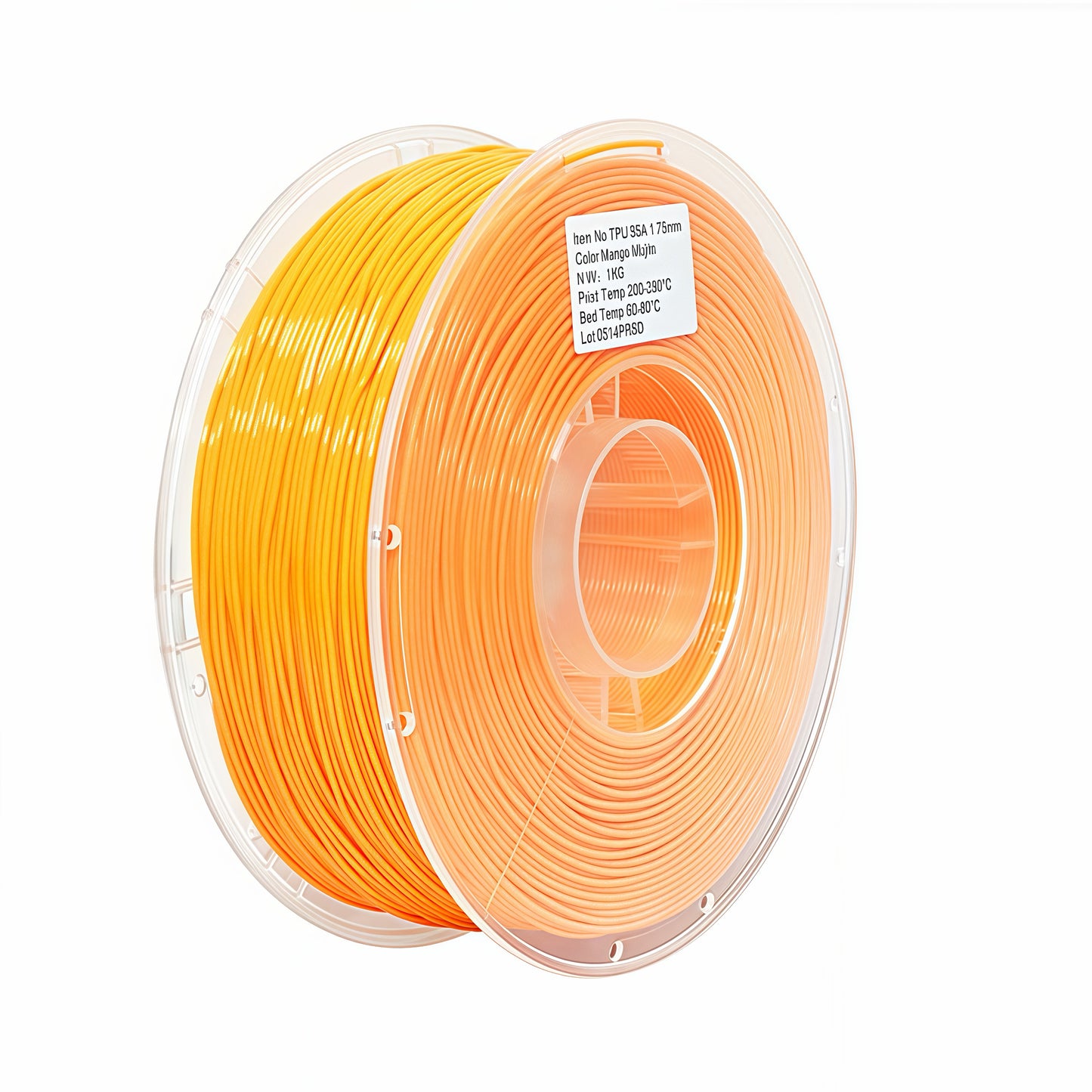 Premium Tough TPU Filament 1.75mm Wear Resistant Flexible 3D Material
