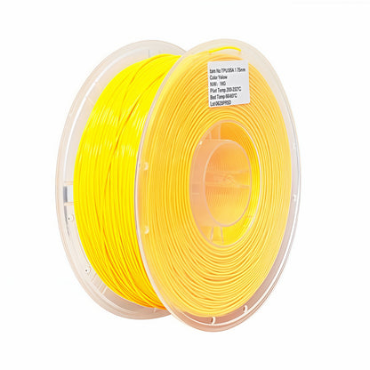 Premium Tough TPU Filament 1.75mm Wear Resistant Flexible 3D Material