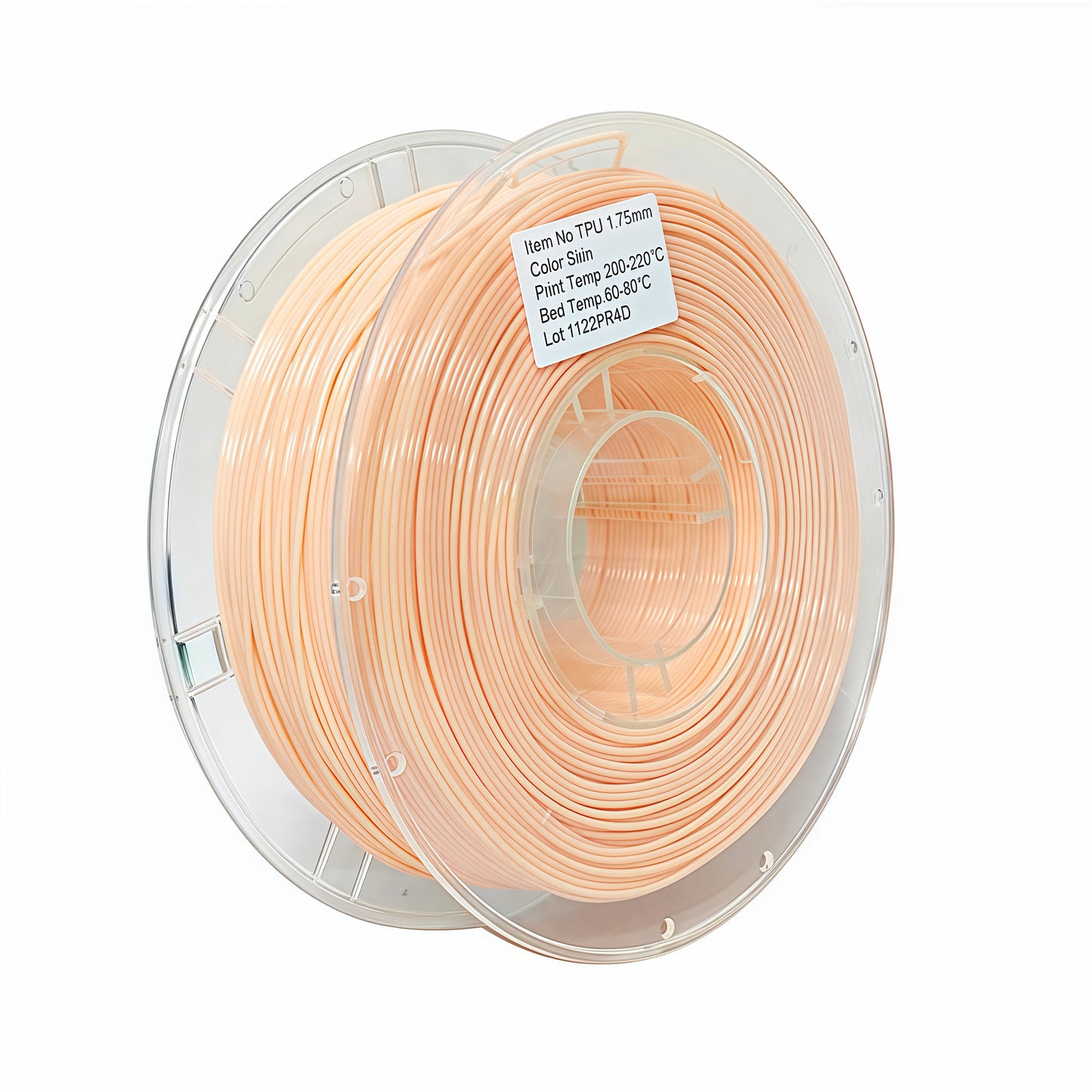 Premium Tough TPU Filament 1.75mm Wear Resistant Flexible 3D Material