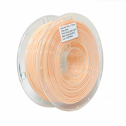 Premium Tough TPU Filament 1.75mm Wear Resistant Flexible 3D Material