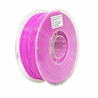 Premium Tough TPU Filament 1.75mm Wear Resistant Flexible 3D Material