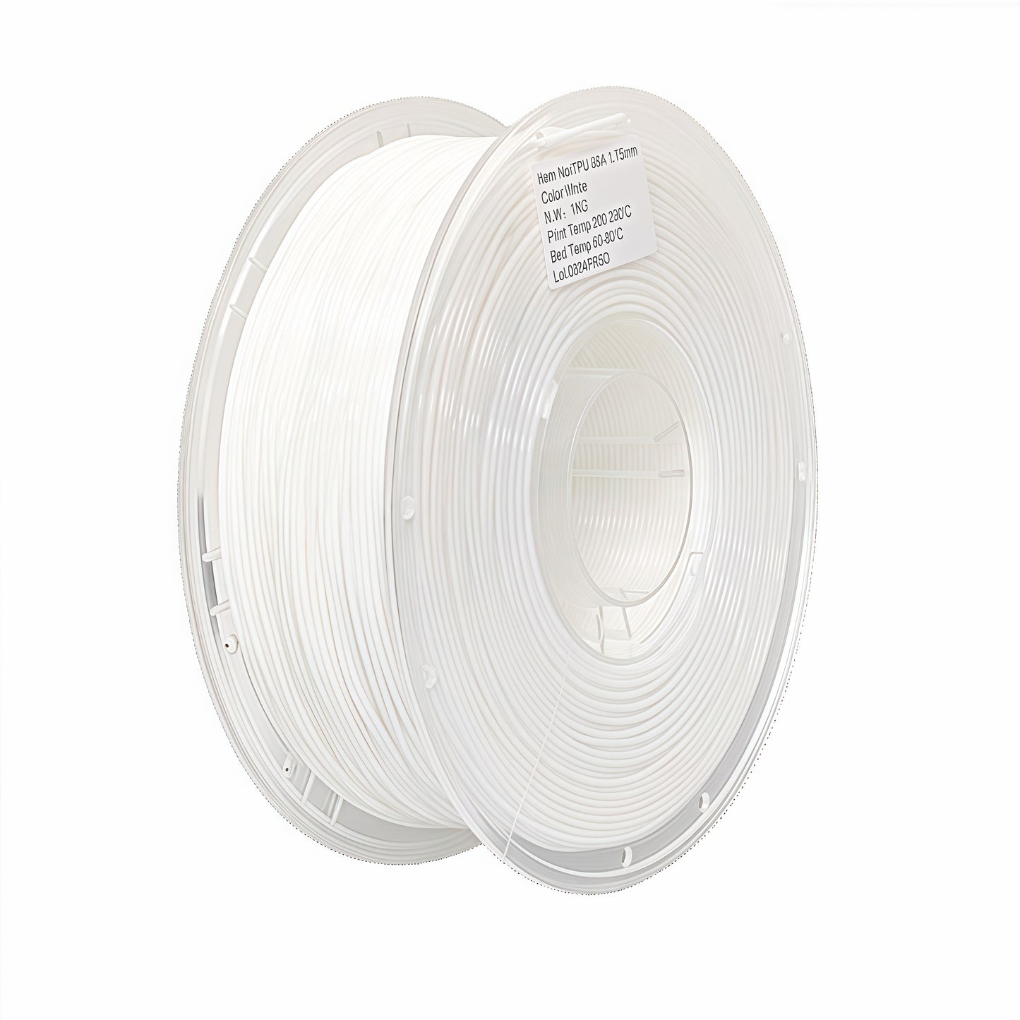Premium Tough TPU Filament 1.75mm Wear Resistant Flexible 3D Material